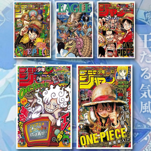 Affiche d'art animé One Piece, carte à collectionner, figurine d'action Luffy Zoro, boîte mystère en gros pour boutique Otaku - Product Image 1