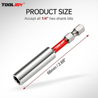 Magnetic Bit Holder 1/4" Hex Power Tools Screwdriver Bit Extension Socket for Drill Bit Screw Impact Driver