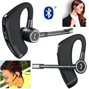 V8s עסקים Bluetooth אוזניות אלחוטי אוזניות רעש ביטול Bluetooth אוזניות דיבורית ספורט אפרכסת אוזניות