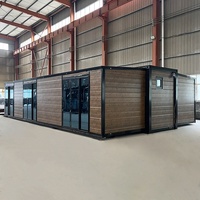 Nouvelle maison conteneur extensible de 40 pieds de haute qualité, structure en acier léger durable, mini-maison préfabriquée, chambre résidentielle