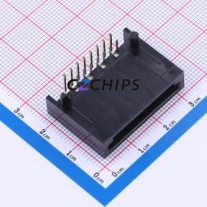 69913-004LF Wire-to-Board Pin Header Bent Lead Through Hole,P=2.54mm Connector 2.54mm Right Angle Insert 1 2.5A - Product Image 1