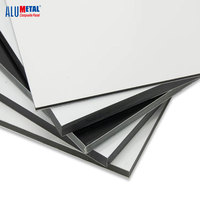 Façade de bâtiment extérieur moderne modulaire, panneau composite en aluminium PVDF de 4 mm, ACP, ignifuge A2, imperméable