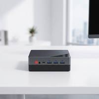 Mini PC de Escritorio con CPU AMD R5-5625U/R5-5600H/R5-7530U, 2*DDR4, 8/16GB RAM, 128/256/512GB SSD, 2 Puertos HD, 2 Puertos RJ45 LAN