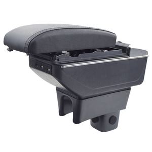 Vtear para Maruti Suzuki <span class=keywords><strong>Baleno</strong></span> sigma Reposabrazos de la interfaz USB de la caja de almacenamiento hilo <span class=keywords><strong>rojo</strong></span> coche-estilo de ABS brazo resto Accesorios - Product Image 1