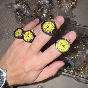 Groothandel Schattige Real Band Horloge Minimalistisch Horloge <span class=keywords><strong>Ring</strong></span> Quartz Uurwerk Klassieke <span class=keywords><strong>Cat</strong></span> Dial Finger Watch Ringen - Product Image 5