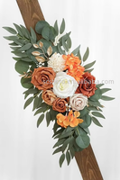 Lot de 2 guirlandes de fleurs artificielles pour panneaux de bienvenue de mariage, décorations florales, fleurs pour arche de mariage pour cérémonie de mariage