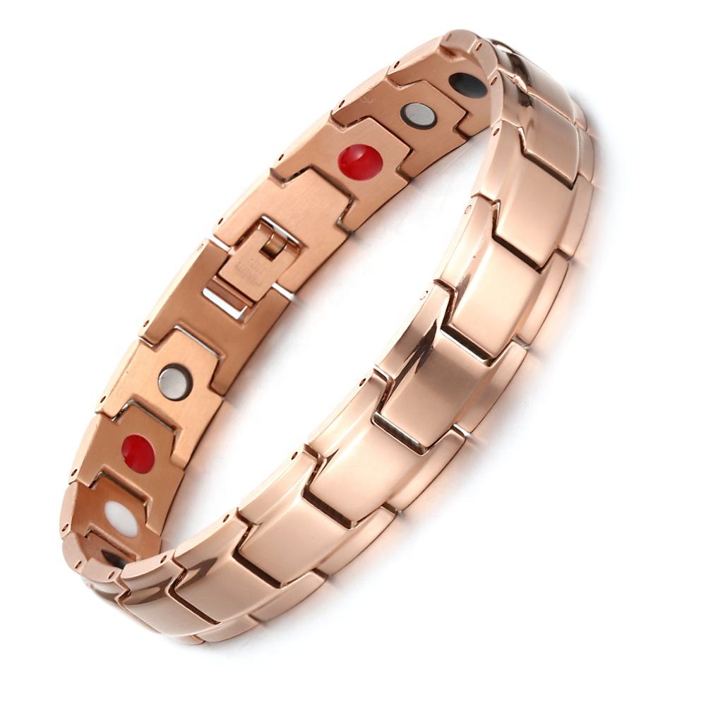 Manufacture Low Price High Quality Ultra Strong Magnet Bangle Health  Benefits Magnetic Therapy Stainless Steel Bracelets