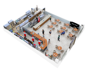 Hot Selling Bubble Tea Working Station <strong>Juice</strong> Bar Counter <strong>Juice</strong> Bar Shop <strong>Smoothie</strong> Bar <strong>Juice</strong> <strong>Kiosk</strong> - Product Image 2