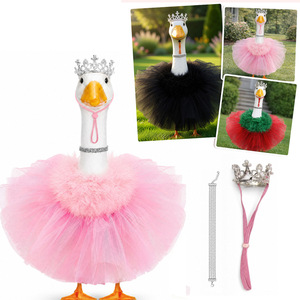 Gansos para porche, gansos alados, decoración para patio y césped, accesorios de decoración para exteriores, decoraciones para Navidad, Halloween y festivales de mascotas - Product Image 1