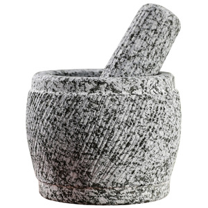 Hand Carved Stone Mortar And Pestle Bluestone Natural Stoneware Herb Spice Grinder Manual Durable Household Commercial Use - Product Image 3
