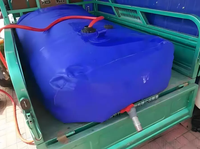 Sac de stockage d'eau en PVC épaissi 500L (132 gallons) en promotion – Réservoir d'eau carré pour irrigation d'urgence et stockage d'eau pour voiture