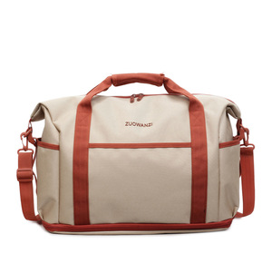 Four Color Optional Contrast Line Workout Bag Wear Resistant Fabric Thick Handle Adjustable Single Shoulder Fitness <b>Storage</b> Bag - Product Image 3