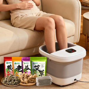 健康な足のためのデトックスクレンジングスキンケアフットバスパウダーバッグ、よもぎの香り、効果的なフットスパのための漢方ハーブ - Product Image 2