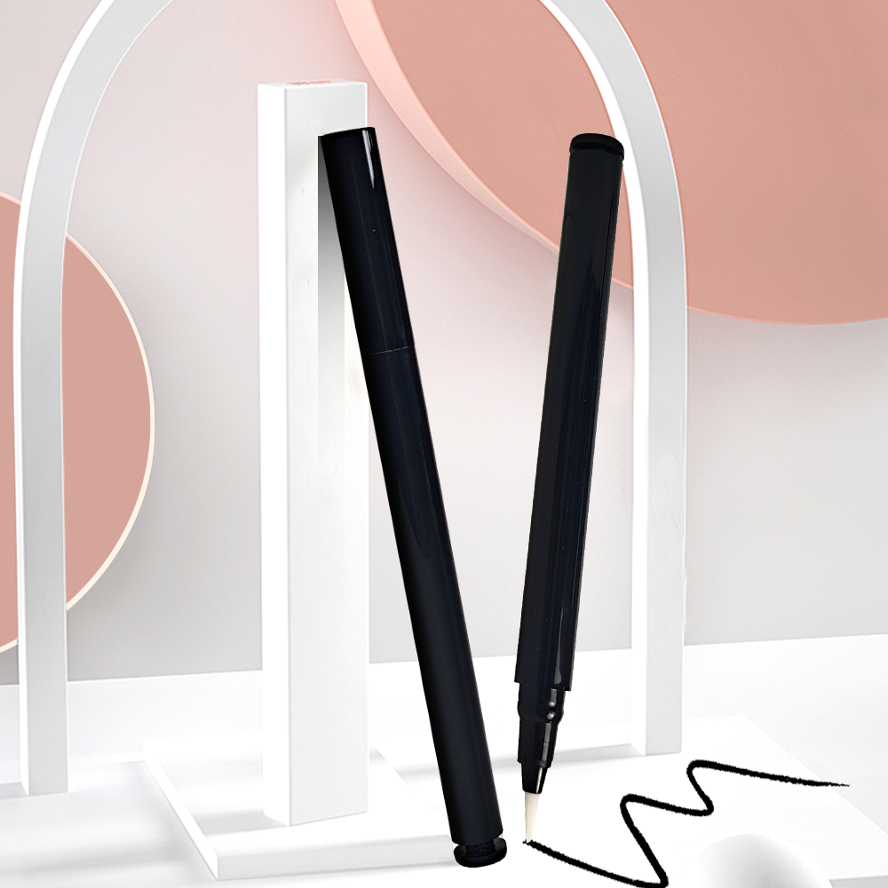 Eyeliner Liquid Packing Pencil Empty Liquid Eyeliner Pencil With Steel Ball For Makeup Packaging With Logo Printing ODM OEM