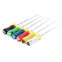 Meilleures ventes : Fraiseurs manuels NiTi pour canaux radiculaires, forte force de coupe, certifiés ISO13485/CE pour le traitement des canaux radiculaires