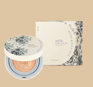 ARTFIT Glow Cushion 21 Pale Rose Korean Dewy <b>Base</b> <b>Makeup</b> Long Lasting Brightening Coverage Foundation SPF Cushion - Product Image 6
