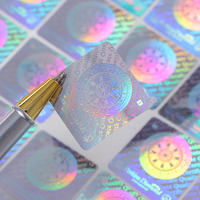 Autocollants de sécurité personnalisés de haute qualité en hologramme 3D holographique, matériau PET, adhésifs, avec logo et design personnalisés