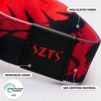 Bracelet élastique personnalisé pour événements sportifs, en polyester, rétractable, avec anneau de soutien, pour l'entrée d'événements, avec logo
