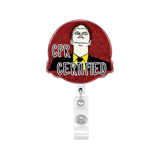 Nouveau porte-clés de Noël à ouverture facile, avec boucle, blanc, rotatif, à clip crocodile, télescopique, porte-badge, porte-chaussette, cœur, anglais - Product Image 3