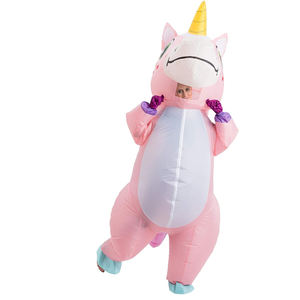 성인 여성용 할로윈 TV & 영화 캐릭터 풀바디 유니콘 풍선 의상 - Product Image 3