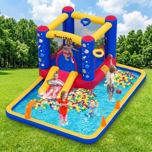 FBSPORT Castello Gonfiabile Commerciale Gigante con Scivolo, Castello Gonfiabile Spiderman in Vendita all'Ingrosso - Product Image 1
