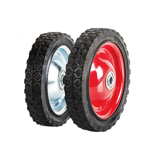 7 inch Rắn cao su bánh xe tay xe tải, tay pushcart bánh xe, <span class=keywords><strong>Log</strong></span> <span class=keywords><strong>Splitter</strong></span> bánh xe - Product Image 2