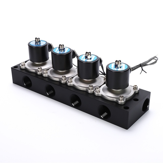 Large Aperture 4-position Intelligent Control Irrigation Solenoid Valve Diaphragm Structure Pneumatic for Water Air Applications