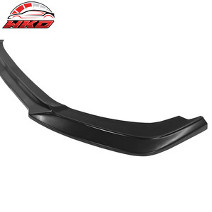 เหมาะสำหรับ Honda Civic 19-21 GT สไตล์กันชนหน้าชุดสปอยเลอร์ลิปแบบไม่ทาสีสีดำ PU อุปกรณ์เสริมภายนอกที่มีคุณภาพสูง - Product Image 4