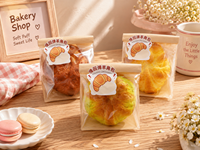Jouet Squishy en PU à Remontée Lente, Croissant Réaliste, Pains Simulés Doux au Toucher, Jouet Anti-Stress à Presser