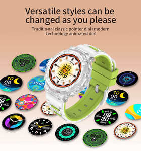 Montre connectée sportive HT25 2025, 1,27 pouce, étanche, NFC, moniteur de fréquence cardiaque, tensiomètre, montre connectée pour hommes et femmes - Product Image 3