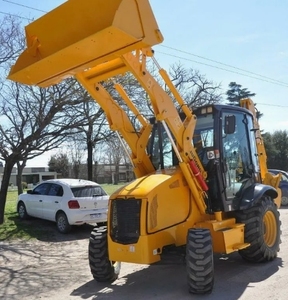 Compact Tractor Loader <b>Small</b> Backhoe Loader CLG766A Wheel Backhoe Loaders With Front Bucket for Sale - Product Image 5
