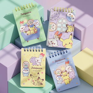 Lot de 20 mini blocs-notes coréens à reliure supérieure, papeterie de poche pour enfants, fournitures scolaires anime, cadeau pour étudiants, modèle en gros - Product Image 3