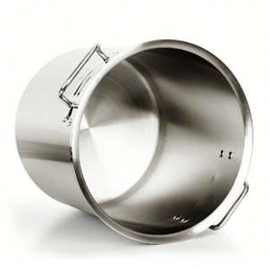 หม้อซุปสแตนเลสหนาแบบกำหนดเองสำหรับขายส่ง ดีไซน์เรียบง่าย ถังโลหะสำหรับโรงแรม ครัวเชิงพาณิชย์ หม้อต้มสต๊อก - Product Image 3