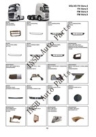 Charnière de boîte à outils 8189798 pour Volvo FH FM Version 4 5 pièces de carrosserie de rechange de camion