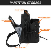 Sac de Sport Magnétique de Fitness Bandoulière Personnalisable avec Logo, Porte-Bouteille Magnétique Intégré et 4 Aimants
