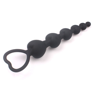 Venta caliente Raju silicona anal plug Butt beads <span class=keywords><strong>para</strong></span> hombres y mujeres masturbación anal Butt plug beads Aphrodisia juguete sexual sexo - Product Image 5