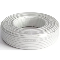 Professionele RG6 RG59 coaxiale kabel 100m 305m 1000m rol, laag verlies, S-4C-FB TV-signaalkabel voor engineering