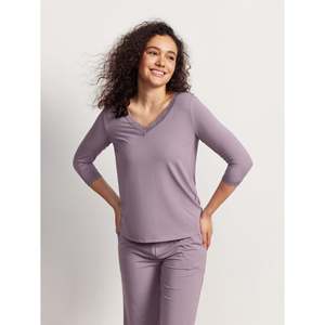 Vêtements de nuit légers pour femmes, vêtements de nuit en coton rayés, ensemble de pyjama pour demoiselles d'honneur, pyjama en bambou RTS - Product Image 2