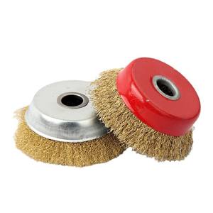 Angle Grinder Wheel Brushes Cup-Shaped <b>Steel</b> Wire Wheels and <b>Flat</b> <b>Steel</b> Wire Wheel Brushes High-Performance <b>Product</b> - Product Image 1