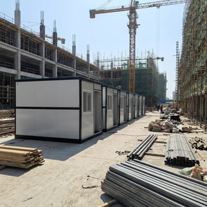 Spazi Abitativi Modulari Prefabbricati, Uffici Temporanei, <span class=keywords><strong>Hotel</strong></span>, Unità di Alloggio, Negozi, Container Pieghevoli in Acciaio Riciclabili - Product Image 1