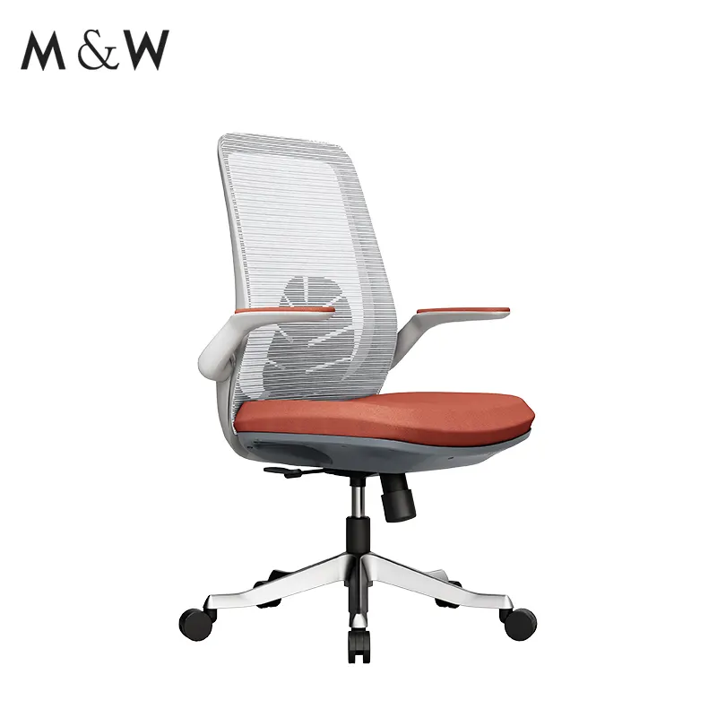 M & W thiết kế mới Ergonomic khách truy cập sang trọng tùy chỉnh chất lượng tốt nhất văn phòng lưới nhân viên ghế