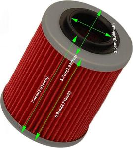 Phụ tùng và phụ kiện xe UTV 4x4, lọc dầu động cơ 0800-011300 dành cho xe ATV CF MOTO CForce UForce ZForce 400 500 600 800 900 950 1000 <span class=keywords><strong>13</strong></span>-23 - Product Image 3