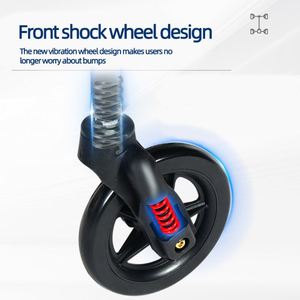 Fauteuil roulant pliable pour enfant, entièrement inclinable, design léger en métal, adapté à la réadaptation des enfants handicapés - Product Image 6