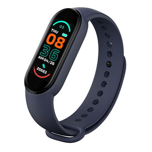 Bracelet intelligent B11 QW66 avec bracelet en silicone, accéléromètre en plastique, écran tactile, moniteur de fréquence cardiaque, de pression artérielle, de sommeil et d'oxygène sanguin - Product Image 5