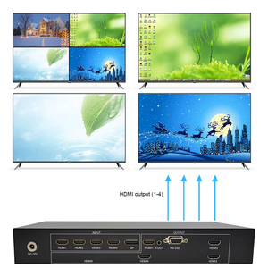 Controlador <span class=keywords><strong>de</strong></span> Matriz HDMI DP 4K y Video Wall con Conmutación Multiviewer sin Interrupciones, Compatible con 90 °   / 180 °   / 270 °   Rotación <span class=keywords><strong>de</strong></span> Imagen - Product Image 1