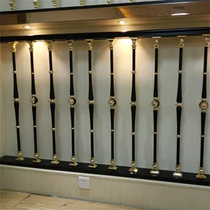 درابزين معدني مخصص بتصميم عصري من الفولاذ المقاوم للصدأ والحديد المطاوع للفلل والسلالم - Product Image 2
