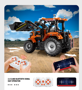 Reobrix 22024<span class=keywords><strong>ข</strong></span>องเล่น DIY สำหรับเด็ก<span class=keywords><strong>บ</strong></span>ล็อกก่อสร้างรถแทรกเตอร์และแอป - Product Image 4