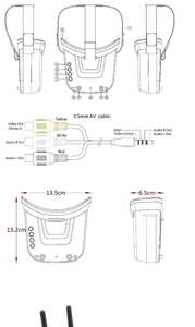 LS-VR009 5.8GHz FPV Kính video Tai nghe 5.8G 40ch HD <span class=keywords><strong>3</strong></span> inch 16:9 Hiển thị Mini FPV kính chuyên nghiệp Drone Quadcopter sử dụng - Product Image 6