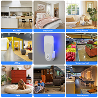 Piège à mouches électrique intelligent OEM avec panneau collant pour moustique, moucherons, mouches des fruits, chargeur rechargeable