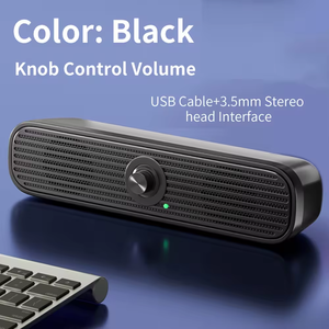 HiFi Sound Quality <b>Computer</b> Speakers <b>Computer</b> Sound Bar USB Powered PC Speakers - Product Image 4